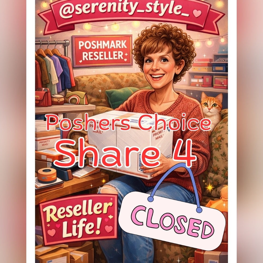 🚫🚨CLOSED 🚫 SAT 3/7 🌼 POSHER'S CHOICE 🌼  SHARE 4 🌼